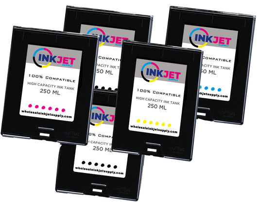 iJetColor by Printware Memjet Compatible (CMYKK) 5 pack Compatible High Capacity Ink Tanks