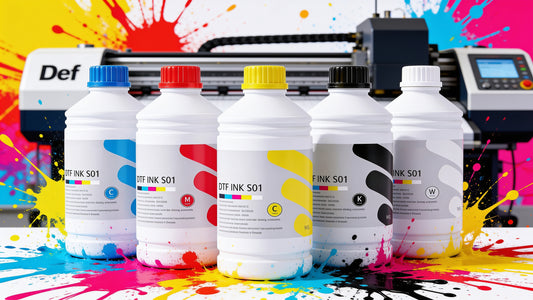 DTF Ink Full CMYK plus White Bundle 5x1L - Wholesale Ink Jet Supply